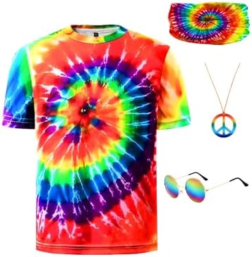 Boys 4-Piece Hippie Costume Set