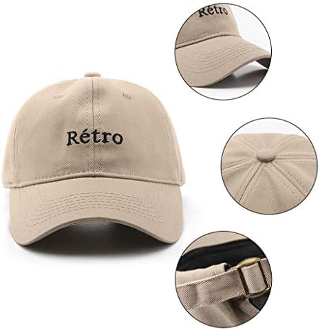 Retro Hip Hop Baseball Cap with Embroidered Letters