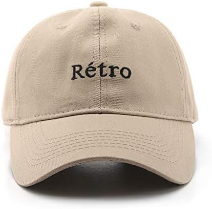 Retro Hip Hop Baseball Cap with Embroidered Letters
