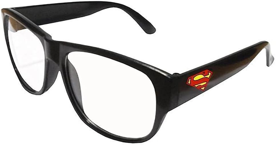 Rubies Superman Mask Glasses Costume for Boys One Size Black