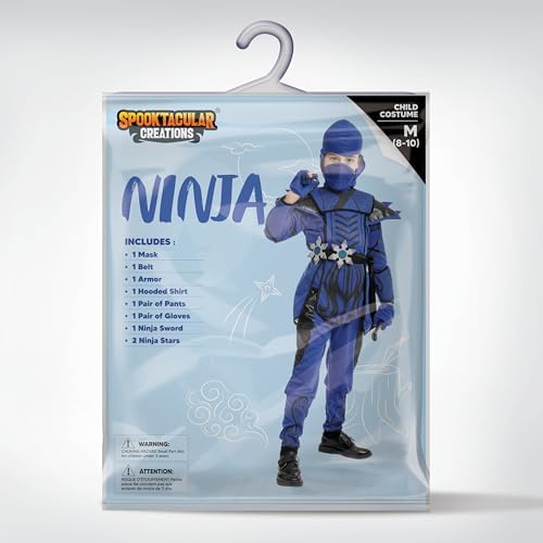 Spooktacular Kids Halloween Ninja Costume for Boys