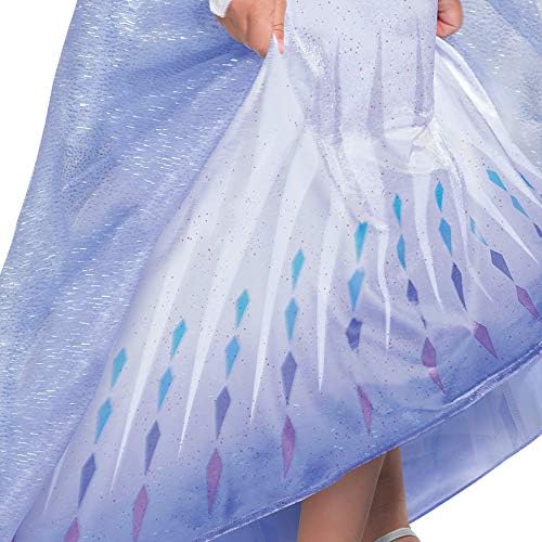 Disney Elsa Frozen Costume for Girls - Elsa Dress with Cape SATIN DRESS