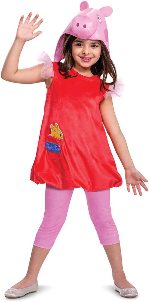 Peppa Pig Costume Peppa 3T-4T Accessories Fun for Halloween