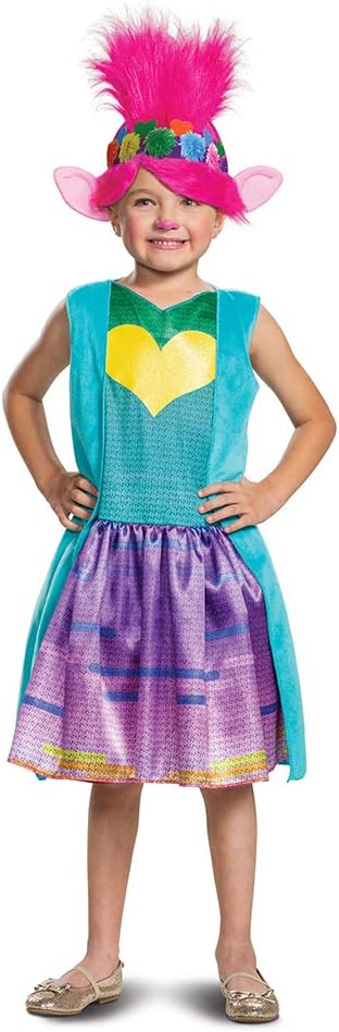 Disguise Poppy Troll Costume for Girls