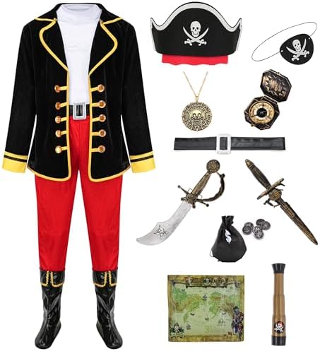 GZ-LAOPAITOU Pirate Kids Halloween Costume Set