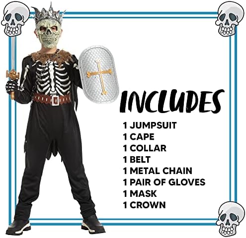 Halloween Skeleton Knight costume for boys