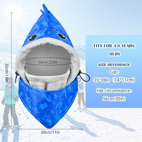Kids Winter Windproof Hat Unisex for Skiing