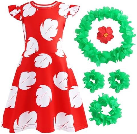 Hawaiian Princess Party Costume Dress