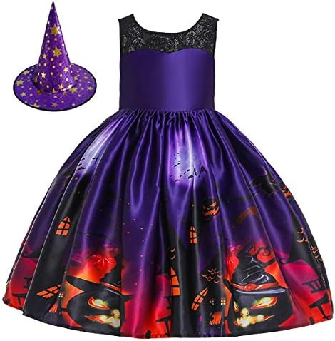 Myrisam Kids Spooky Halloween Costume Dress