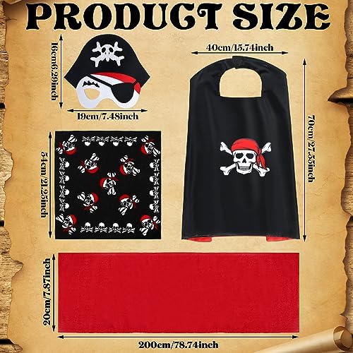 BNCAILOR 6-Piece Pirate Costume Accessory