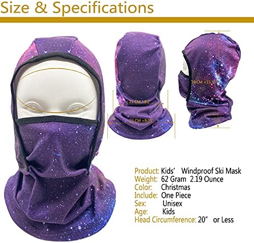 YUHAN PRETTY Balaclava Ski Mask for Kids