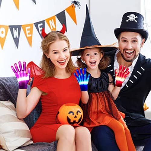 Colorful LED Gloves for Kids