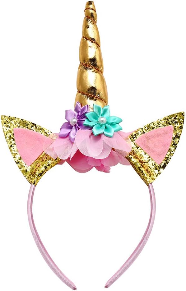 Fancy Unicorn Dresses for Girls Unique Party Costumes Headbands