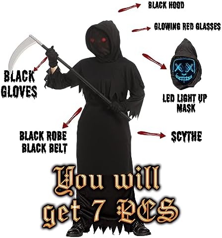 Grim Reaper Halloween Costume for Kids