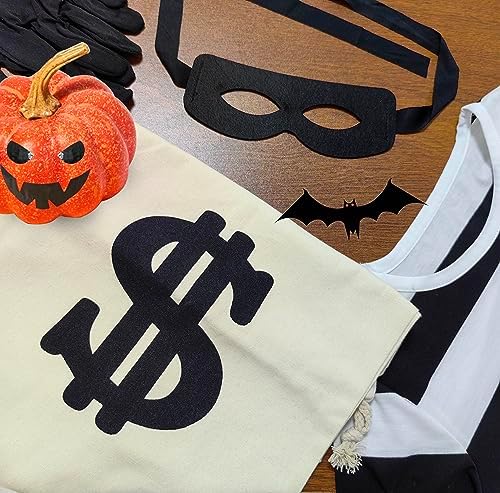 Eylola Kids Robber Costume Set - Halloween Trick or Treat Accessories