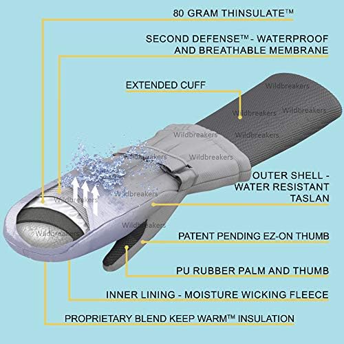 Zelda Matilda Kids Waterproof Thinsulate Mittens