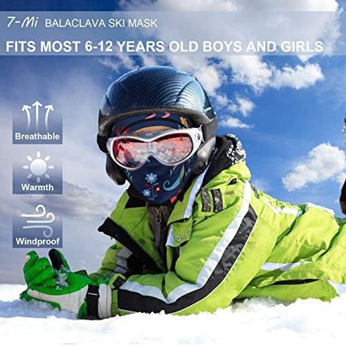Keep Warm in Winter - Kids Balaclava Ski Mask with Cartoon Patterns