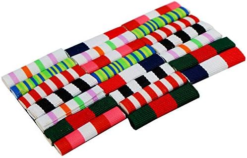 Skeleteen Military Combat Medal Ribbon Pin