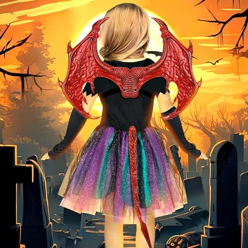 MENGKAO Dragon Costume Kids dinosaur wings set for Halloween