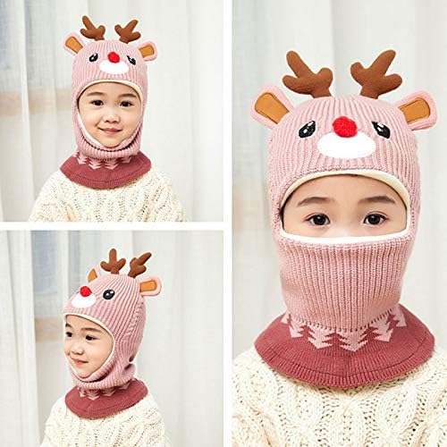 Winter Unevently Goclothod Redder Earflap Hat for Girls Boys