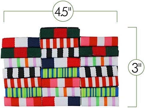 Skeleteen Military Combat Medal Ribbon Pin