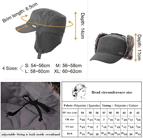 Adjustable Unisex Winter Hat