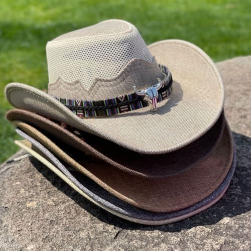 Stylish Sun-Proof Western Cowboy Hat for Men Women