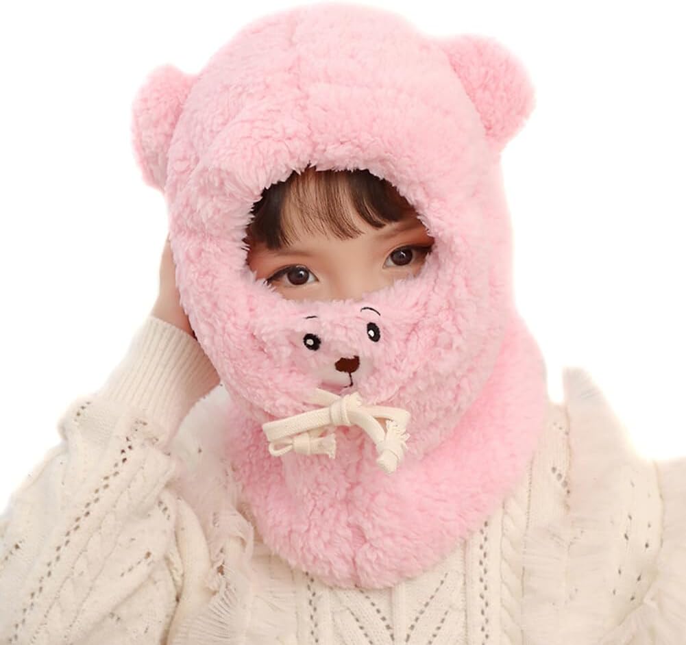 Warm Style-Powered Kids Winter Hats Balaclava