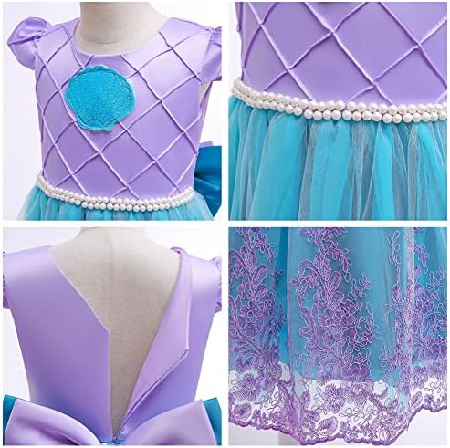 Elegant Princess Mermaid Carlo Dress Up Costume for Girls