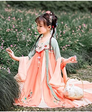 AINIFU Fairy Hanfu Dresses for Girls 4-16 Years