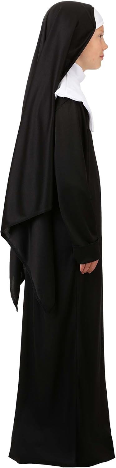 Fun Costumes Kids Nun Costume Catholic Sister Robe for Girls