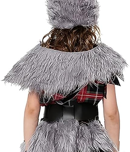 JIAHG Halloween Faux Fur Werewolf Costume Perfect for Kids Cosplay Party