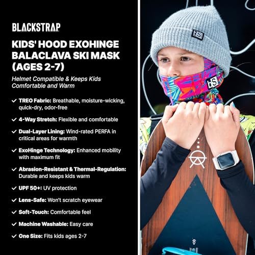 Keep Kids Warm and Safe on the Slopes BlackStrap Kids Ski Mask