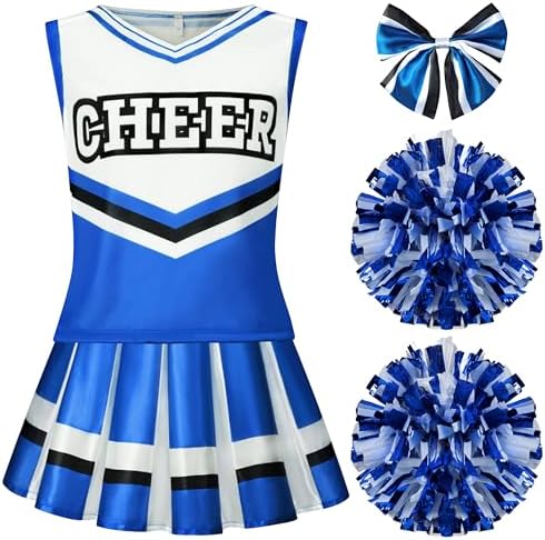 Spooktacular Creations Halloween Cheerleader Costume Set for Girls