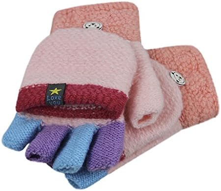 Fun Cartoon Flip Top Gloves for Kids