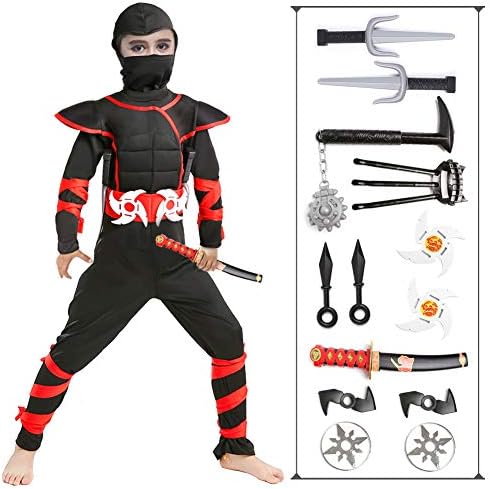 Biggest Ninja Kids Halloween Costume Boys Girls Steal the Show