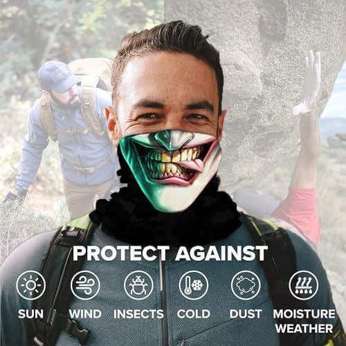 Adjustable Face Mask Neck Gaiter for Outdoor Use