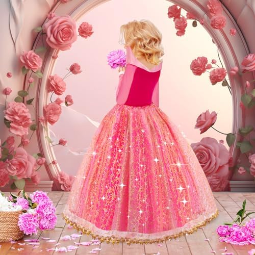 Meland - Sparkling Princess Dress Up Gown for Girls - Posh Elegant P firmware