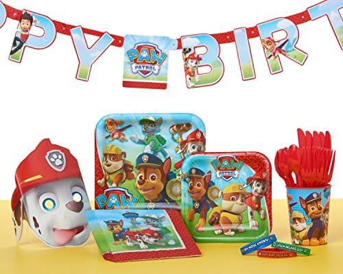 American Greetings Premium Paw Patrol Muffin Top Masks 95 - 12 Pack of 8