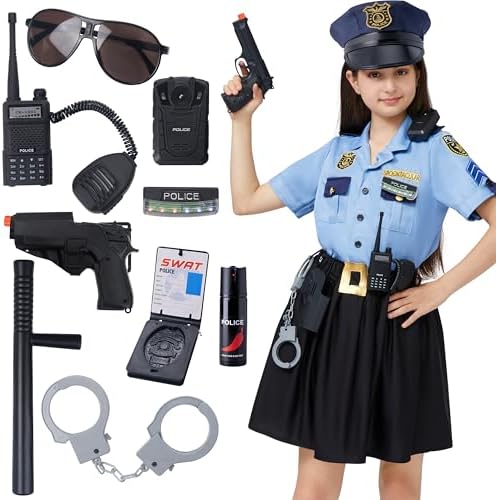 Halloween Girls Police Officer Costume