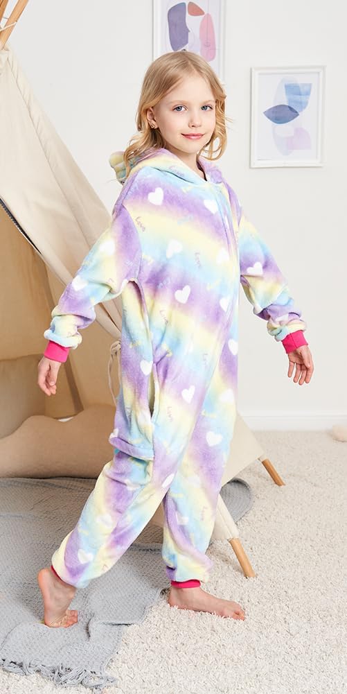 Riverchan Kids Unicorn Onesie Animal Pajamas