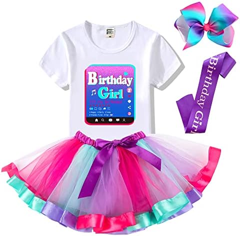 Birthday Party Outfit for Girls Tutu and Sian Kids Costume