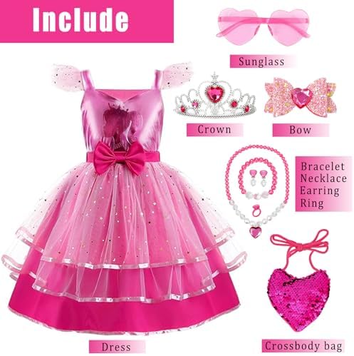 WYB Petite Gown Girls Costume Dress Cosplay for 4-10 Years