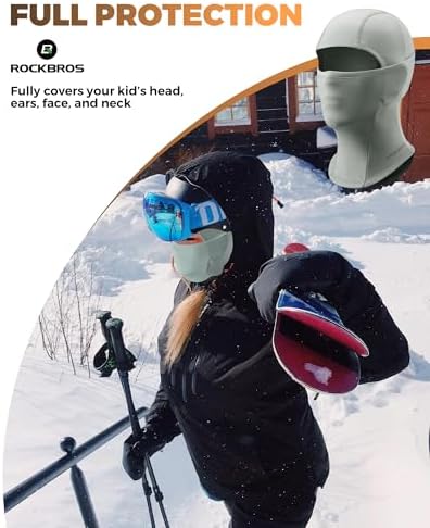 Warm Stylish Ski Mask for Kids