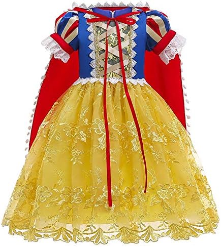 Princess Snow White Costume Set Dress - Halloween Perfect Choice