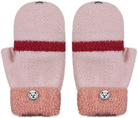 Fun Cartoon Flip Top Gloves for Kids