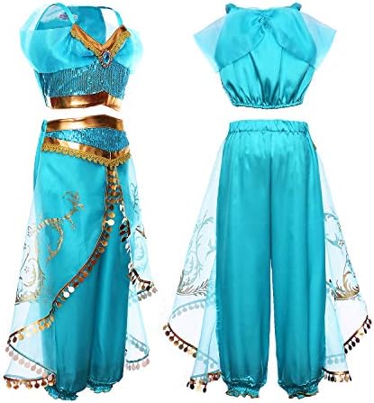 Arabian Princess Costume Dress for Girls Princess Jasmine