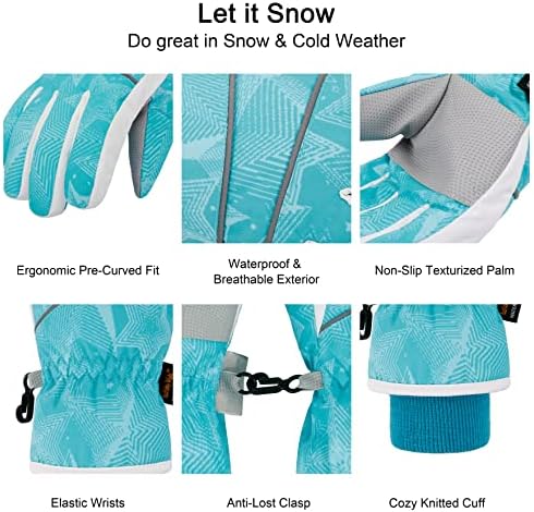 Waterproof Snow Gloves for Kids