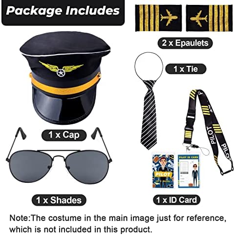 Kids Pilot Costume Accessories Set