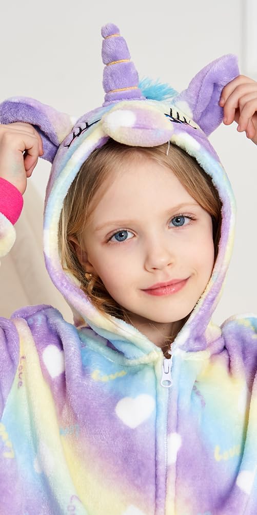 Riverchan Kids Unicorn Onesie Animal Pajamas